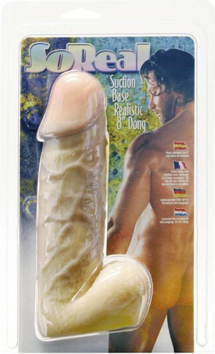 Actual product image Seven Creations So Real Dong with Balls - 20cm