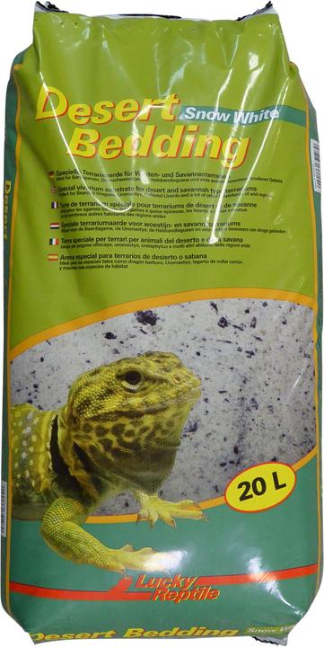 Produktbild Lucky Reptile Terrarienerde Desert Bedding Snow White 20l