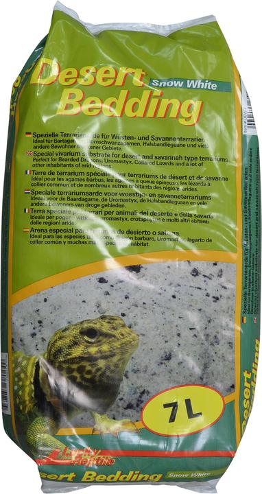 Lucky Reptile Terrarienerde Desert Bedding Snow White 7l