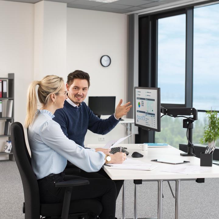 Produktbild Hama Monitorarm (Tisch, 35")