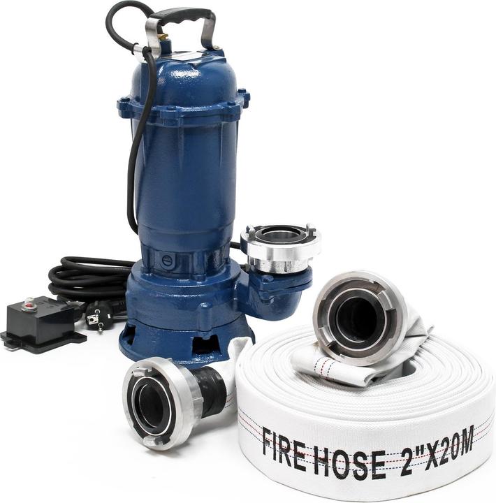 XPOtool Schmutzwasserpumpe 22800l/h 1500W 20m Schlauch Tauchpumpe Baupumpe (Schmutzwasserpumpe)
