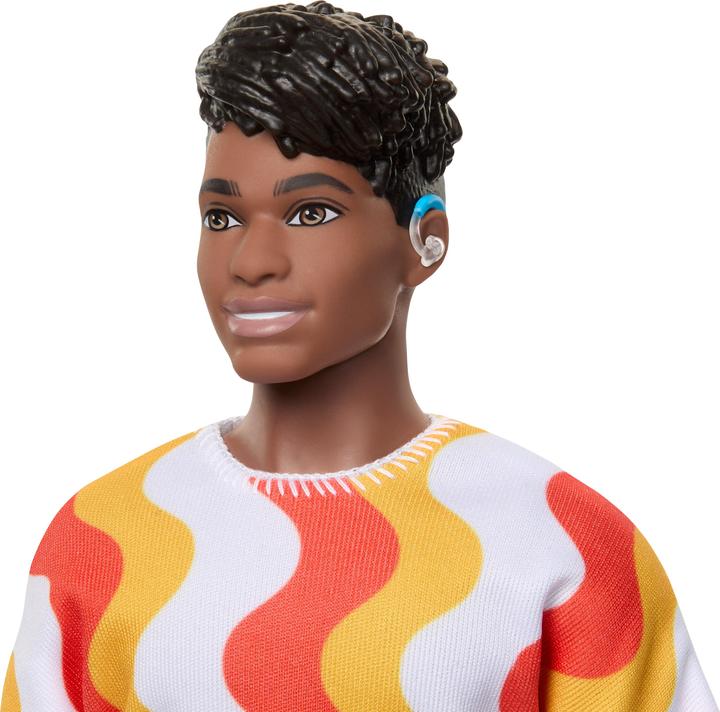 Image du produit Barbie Fashionista Ken - Chemise rouge et orange