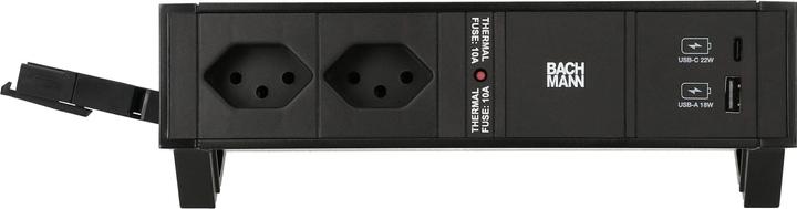 Immagine prodotto Bachmann Scrivania 2 (2 x, USB-A, USB-C, Tipo 13, 0.20 m)