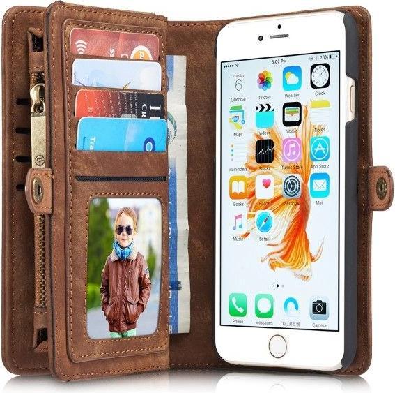 Productafbeelding Caseme Leren portemonnee met plastic omslag (Apple iPhone 6, Apple iPhone 6s)