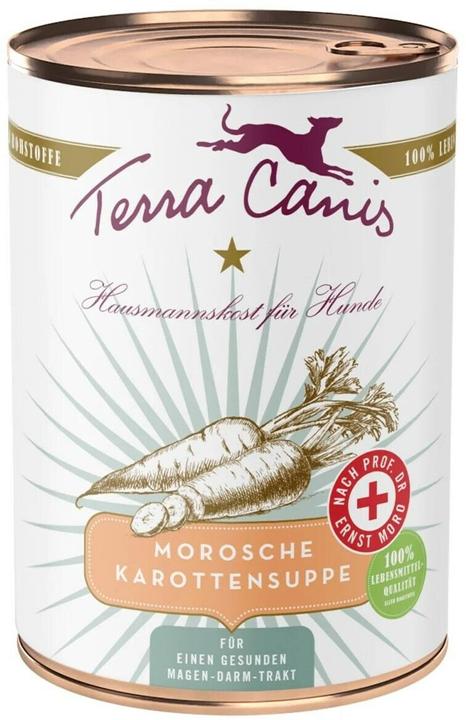 Image du produit Terra Canis Complément alimentaire pour chiens Soupe de carottes Morosche 400 g (Adulte, 1 pcs, 460 g)