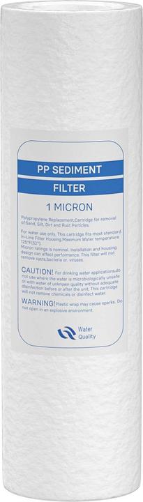 Image du produit Wiltec Naturewater PP Sedimentfilter 10" 254mm 1µ Ersatz Wasserfilter Trinkwasserfilter