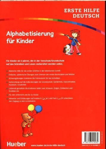 Image du produit Erste Hilfe Deutsch - Alphabetisierung für Kinder (Allemand, Corina Beurenmeister, Stefan Lohr, Marian Ardemani, Ulrich Schneider-Struben, Irmtraut Teltau Teltau, Frank Becker, 2016)