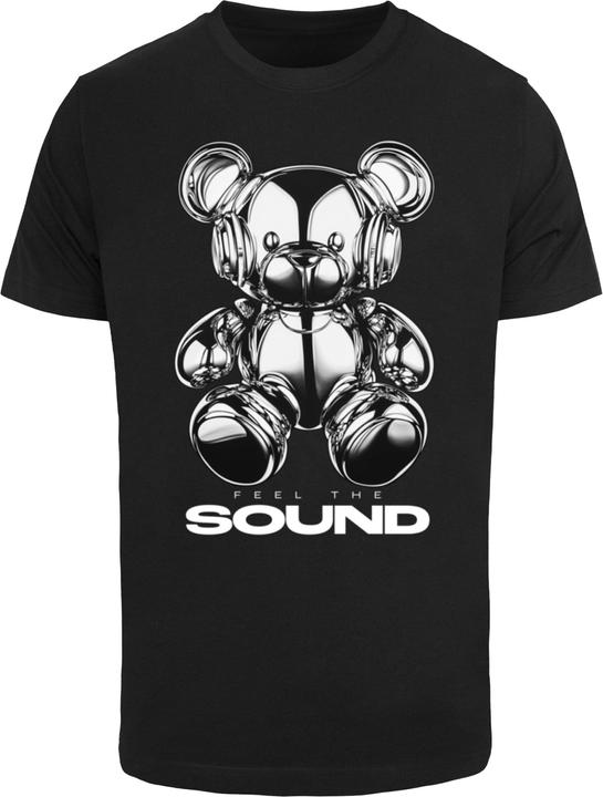 Actual product image Mister Tee MisterTee Feel The Sound Chrome Bear Tee - 179309 (XXL)
