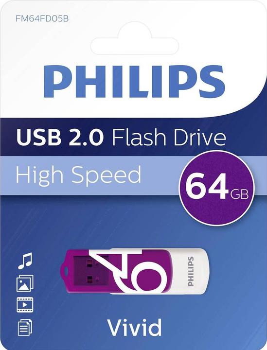 Actual product image Philips Vivid Edition (64 GB, USB-A, USB 2.0)