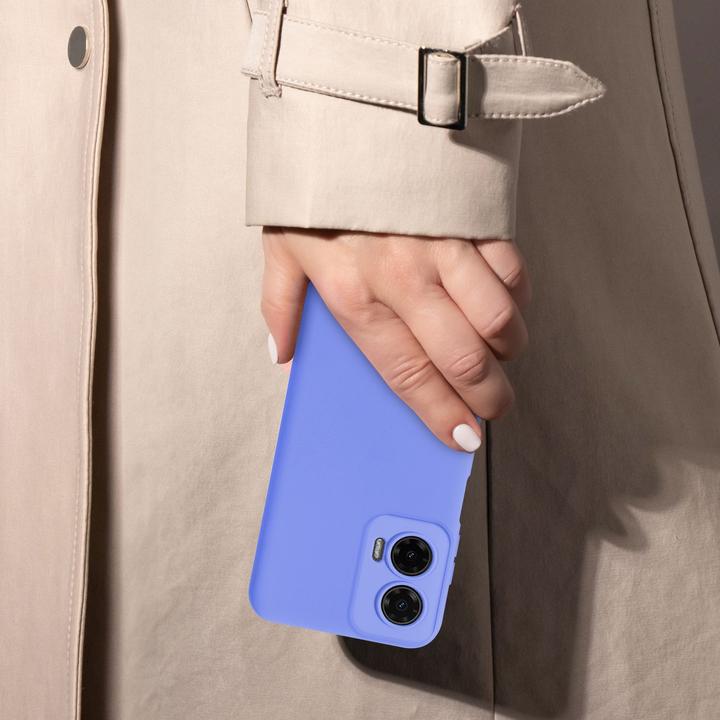 Actual product image Cadorabo Case for Motorola Moto G35 TPU Liquid Silicone Cover (Motorola Moto G35)