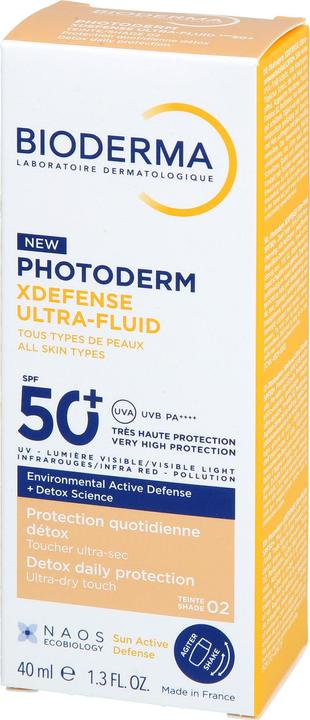 Produktbild Bioderma Photoderm Xdefense Ultra Fluid SPF 50+ 40ml Shade 02 Light (SPF 50+, 40 ml)