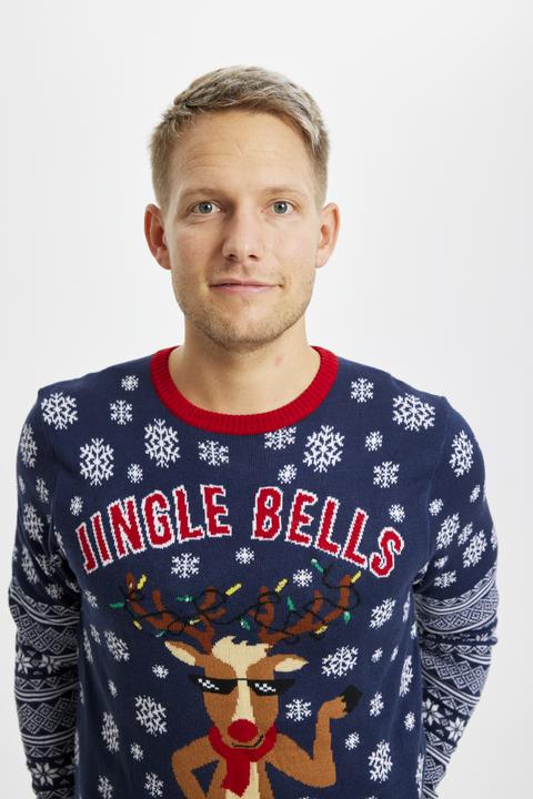 Actual product image Christmas Sweats Jingle Bells LED Sweater (L)