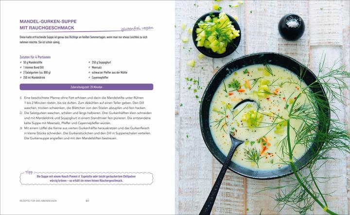 Image du produit Das Protein-Kochbuch: Gesund, fit und schlank durch pflanzliche Proteine - Die perfekte Alternative (Allemand, Rose Marie Donhauser, 2019)