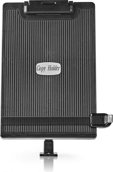 Produktbild Nedis Vorlagenhalter Ergonomischer Aktenhalter Vollbeweglich Tischhalterung Schwarz Grau/Schwarz, ER (1 x)