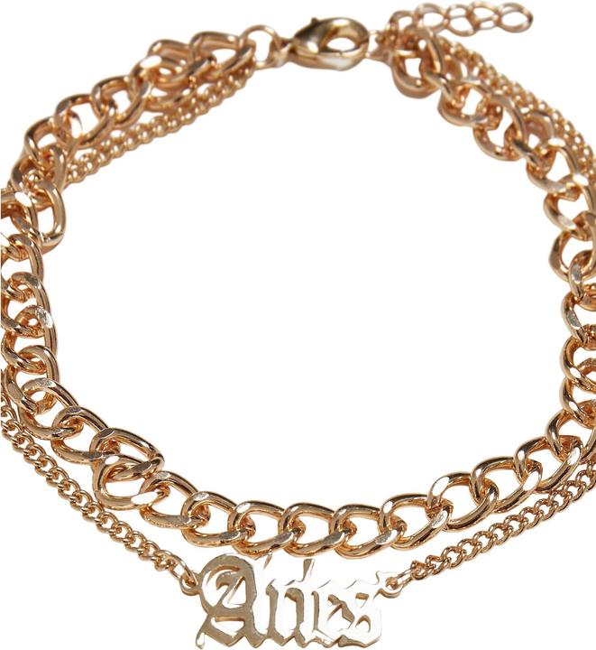 Produktbild Urban Classics Zodiac Golden Anklet (20% rostfreier Stahl, 80% Eisen)