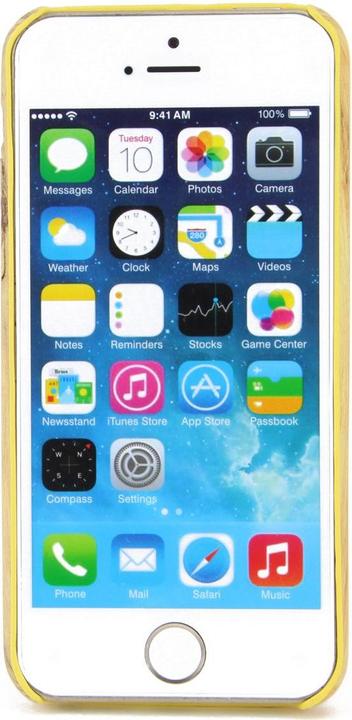 Produktbild König Design Apple iPhone SE 2020 TPU Handy Hülle Holz Optik Schutz Case Vintage Cover Etuis (Apple iPhone SE (2nd Gen))
