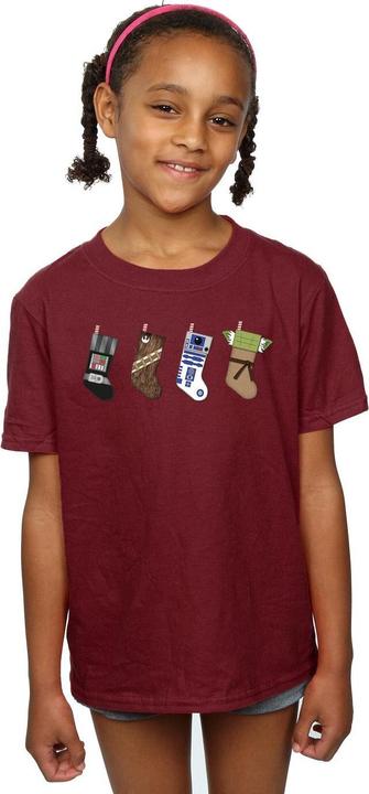 Immagine prodotto Star Wars Christmas Stockings Maglietta Ragazze (152, 158)