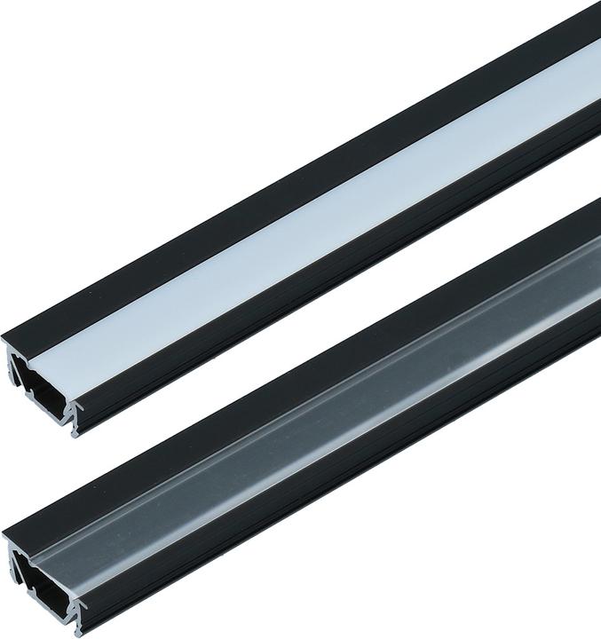 Actual product image Halemeier LED recessed/mounted profiles ChannelLine G2 with light screen