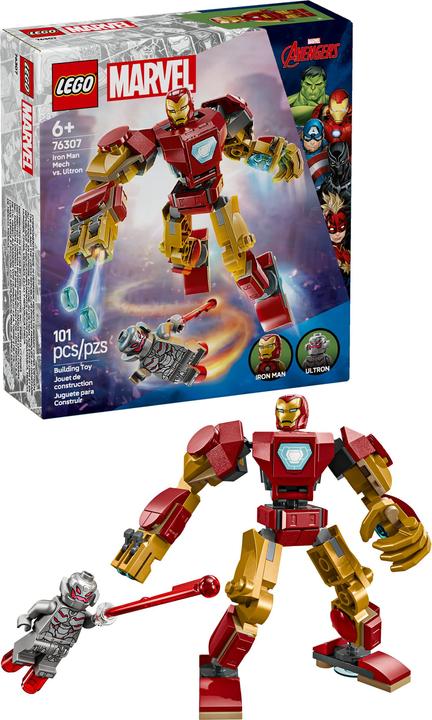 Immagine prodotto LEGO Iron Man Mech vs. Ultron (76307, LEGO Marvel)