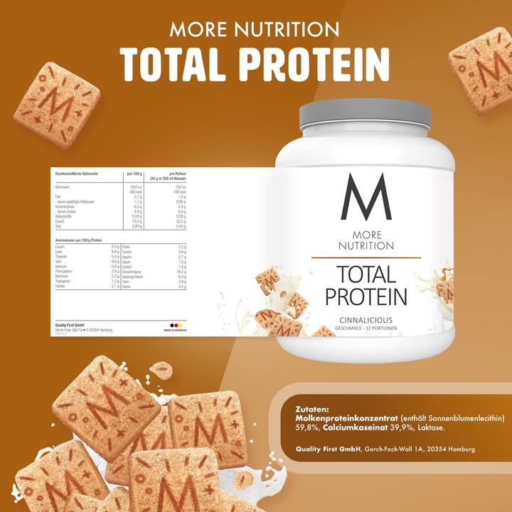 Image du produit More Nutrition Total des protéines (Cannelle, 1 pcs, 600 g)