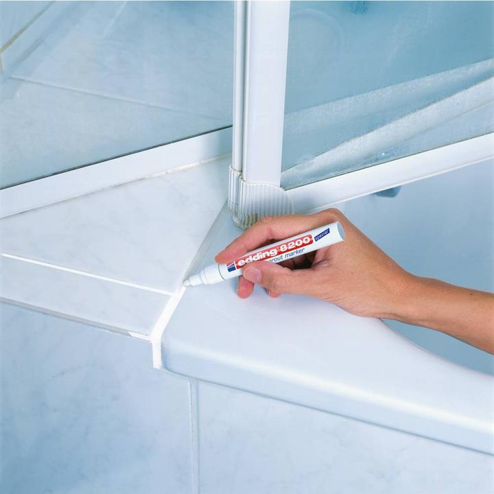 Actual product image Edding Joint marker 8200 (Silver, Grey, 4 mm, 1 x)