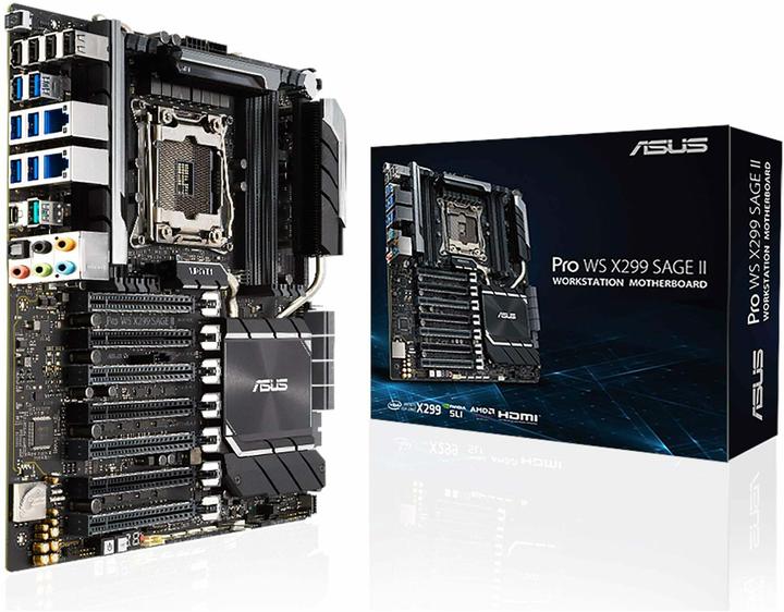 Image du produit ASUS PRO WS X299 SAGE II (LGA 2066, Intel X299, SSI CEB)