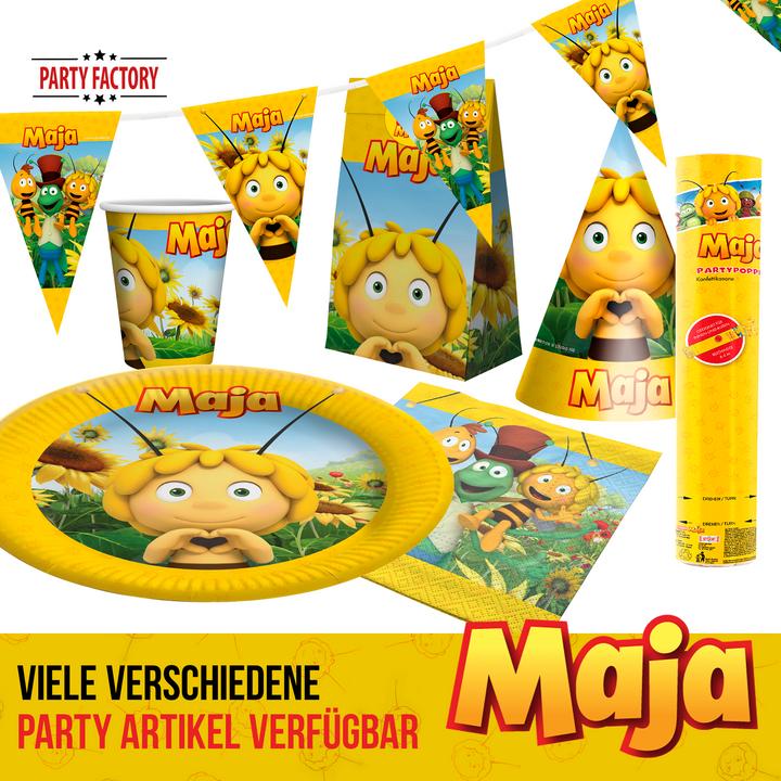 Produktbild Partyfactory Papp-Teller Biene Maja (8 x)