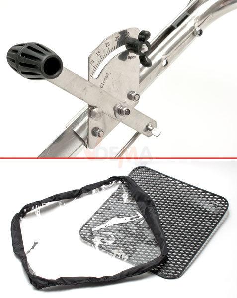 Actual product image Dema SW 55 X gritting trolley | stainless steel