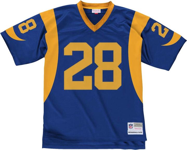 Actual product image Mitchell & Ness NFL Legacy Jersey - St. Louis Rams 1999 Marshall Faulk - XL (XL)