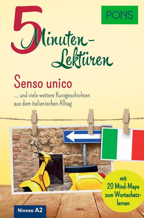 Immagine prodotto PONS 5-Minuten-Lektüren Italienisch A2 - Senso unico (Tedesco, Italiano, 2019)