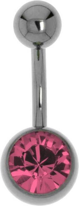 Actual product image Bijouteria Bellypiercing (Titanium, Crystal)