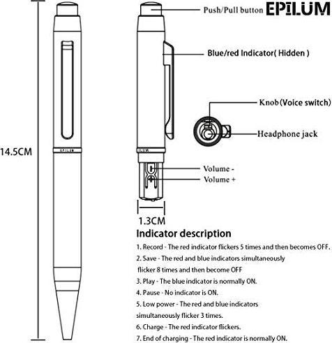Image du produit Epilum Dictaphone numérique