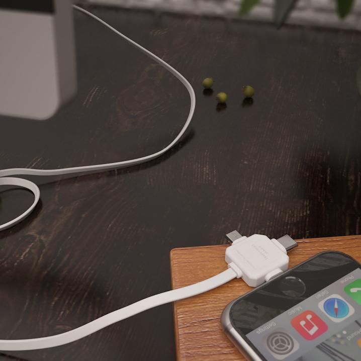 Image du produit Allocacoc USB 3 en 1 (1.50 m, USB 2.0)