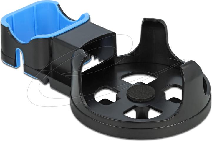 Delock Wandhalterung für Echo Dot 3. Gen., Schwarz (1 Paar, Wandmontage, Nicht beweglich)