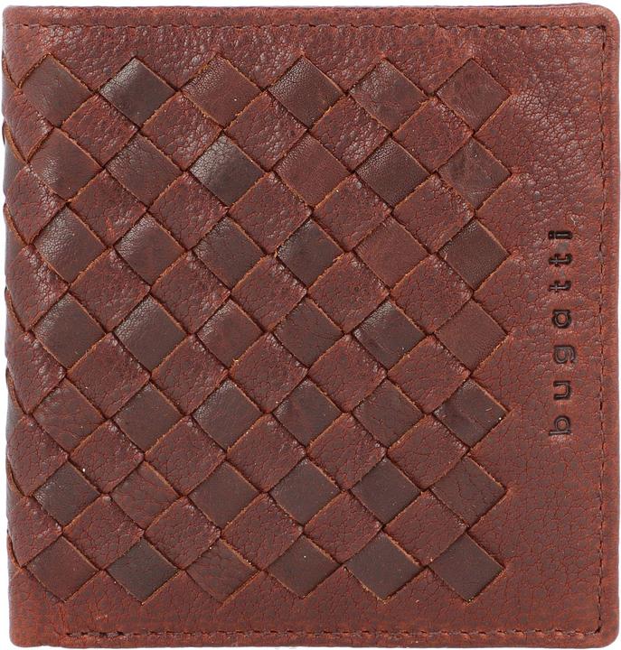 Bugatti Woven Geldbörse Leder 11 cm