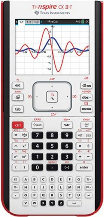 Immagine prodotto TI Calcolatrice grafica Nspire CX II-T PWB Calcolatrice e software per insegnanti in confezione (Accumulatore di carica elettrica, Corrente elettrica)