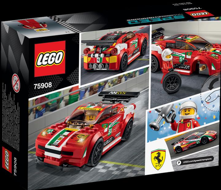 Actual product image LEGO Speed Champions 458 Italia GT2 (75908, LEGO Speed Champions)