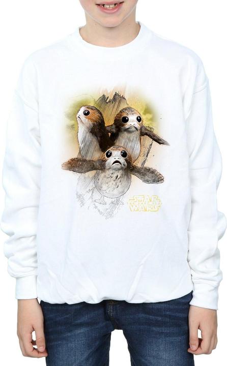 Immagine prodotto Star Wars The Last Jedi Porgs Brushed Felpa Ragazzi (152, 158)