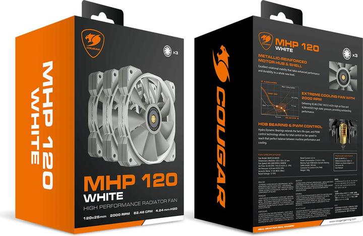 Produktbild Cougar 3X MHP 120 SCHRANKVENTILATOR-KIT (120 mm, 3 x)