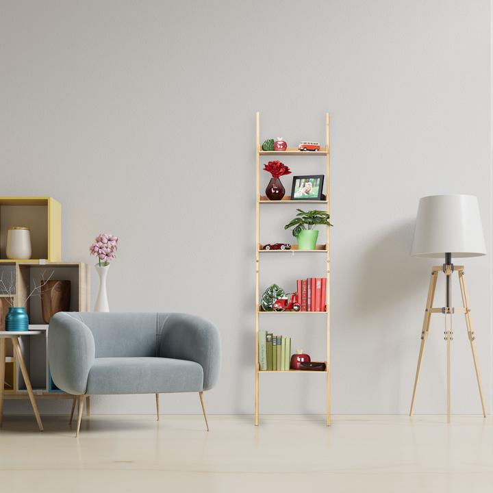 Image du produit Relaxdays Étagère à échelle (45 x 40 x 190 cm)