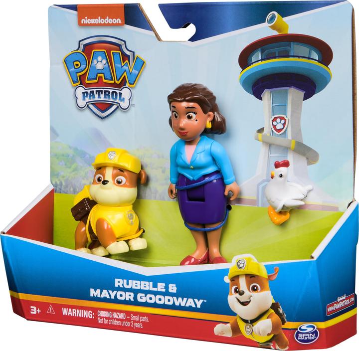 Produktbild Paw Patrol Rubble, Mayor Goodway & Chickaletta