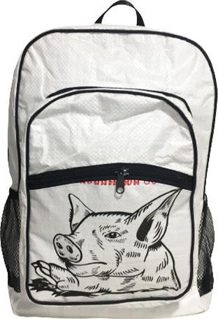 Immagine prodotto Bekos Upcycling - Zaino grande da sacchi di mangime riciclati Maiale (30 l)