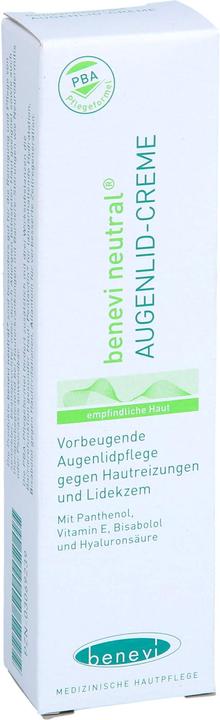 Actual product image Benevi NEUTRAL Eyelid Cream, 15 ml Cream (15 ml)