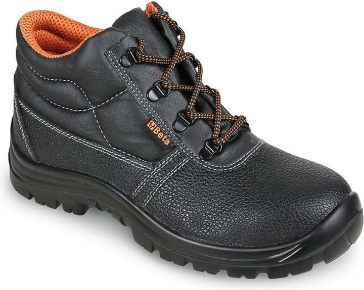 BETA SCARPE ALTE PELLE NERA BASE C/LAM BK 46, Grau, 46 mm (S1P, 46)