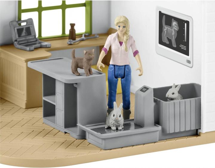 Image du produit Schleich Cabinet vétérinaire avec animaux de compagnie