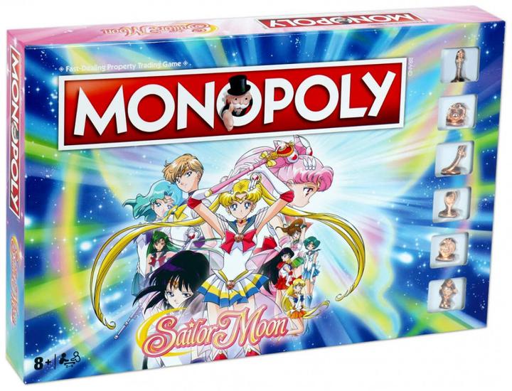 Actual product image Winning Moves Board Game Monopoly Sailor Moon English Edition 2-6 Players Age 8+ 036177 (English)