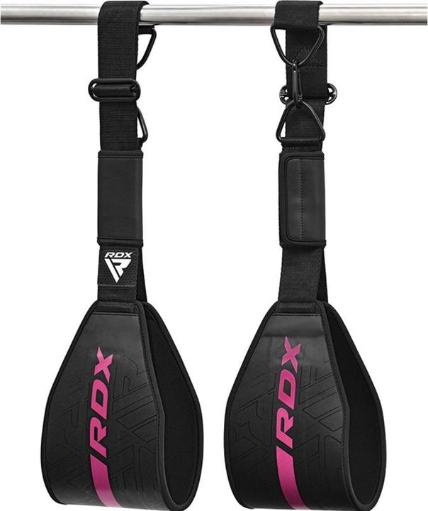 Actual product image Rdx Gym Abs Strap F6 Matte Pink