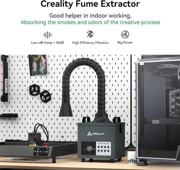 Produktbild Creality Portable Rauchabsaugung mit Filter (Reinigung)