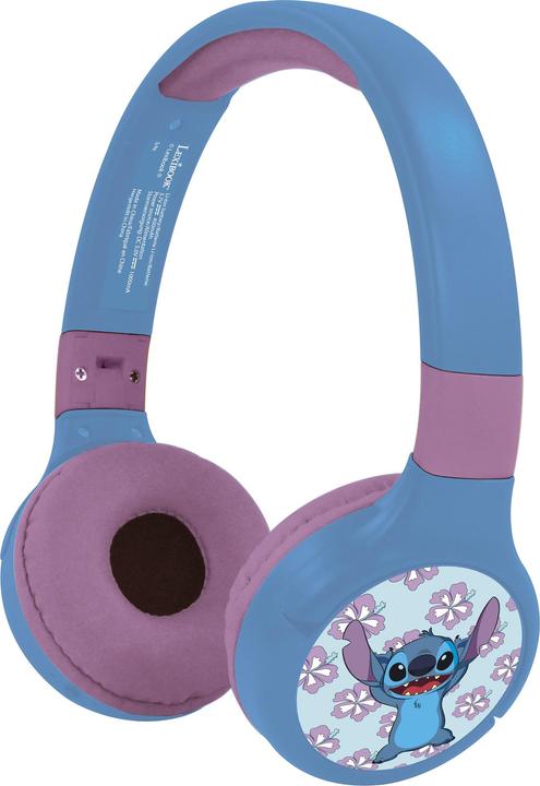 Lexibook 2-in-1-Bluetooth/Kabel-Kopfhörer Stitch Blau