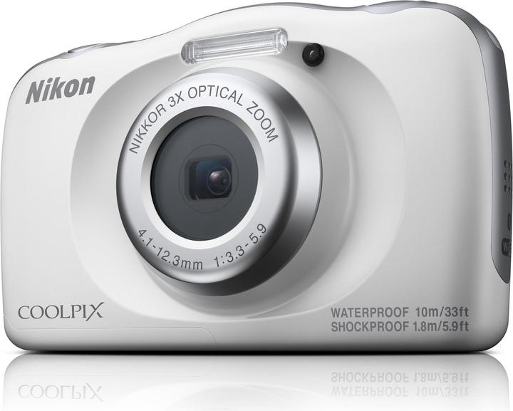 Nikon Coolpix W150 White (30 - 90 mm, 13.20 Mpx, 1/3.1")